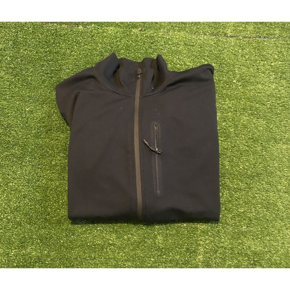 Mack Wheldon jacket mens large black moisture wicking water resistant full zip
